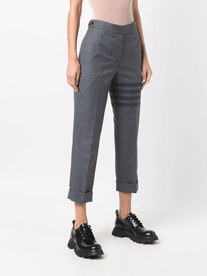 4-Bar cropped trousers-2
