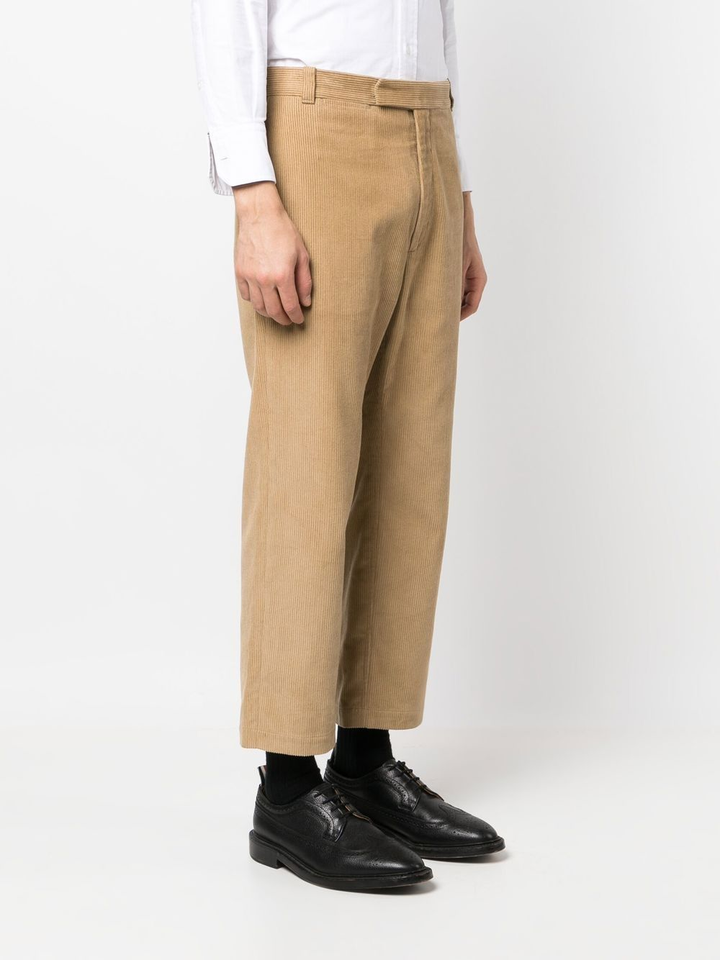 THOM BROWNE UNCONSTRUCTED STRAIGHT LEG SINGLE WELT POCKET TROUSER IN CORDUROY-11