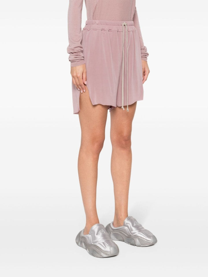 drawstring jersey shorts-3