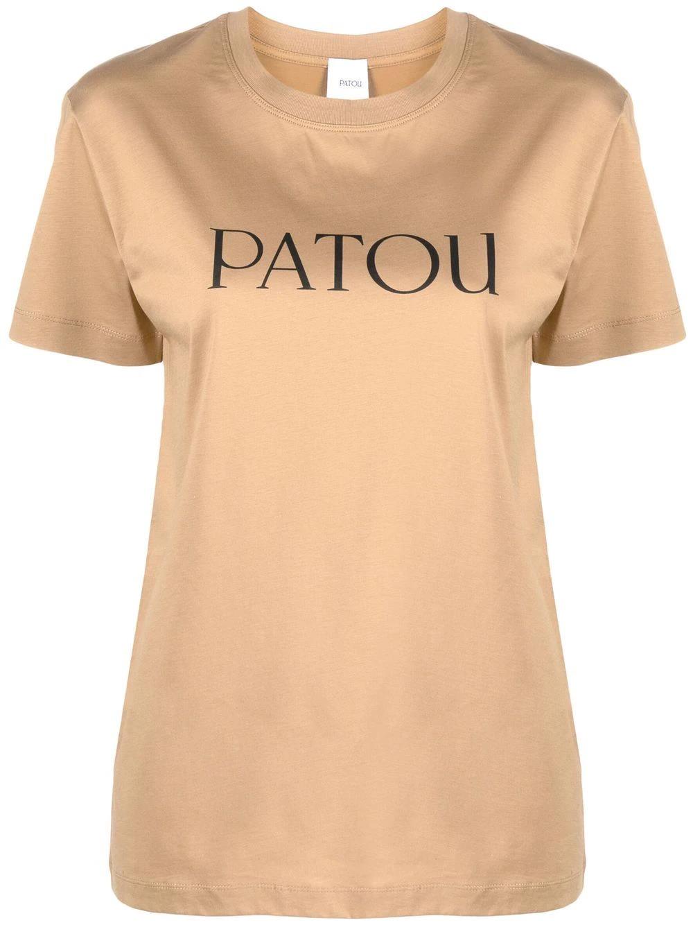 PATOU logo-print organic cotton T-shirt-3