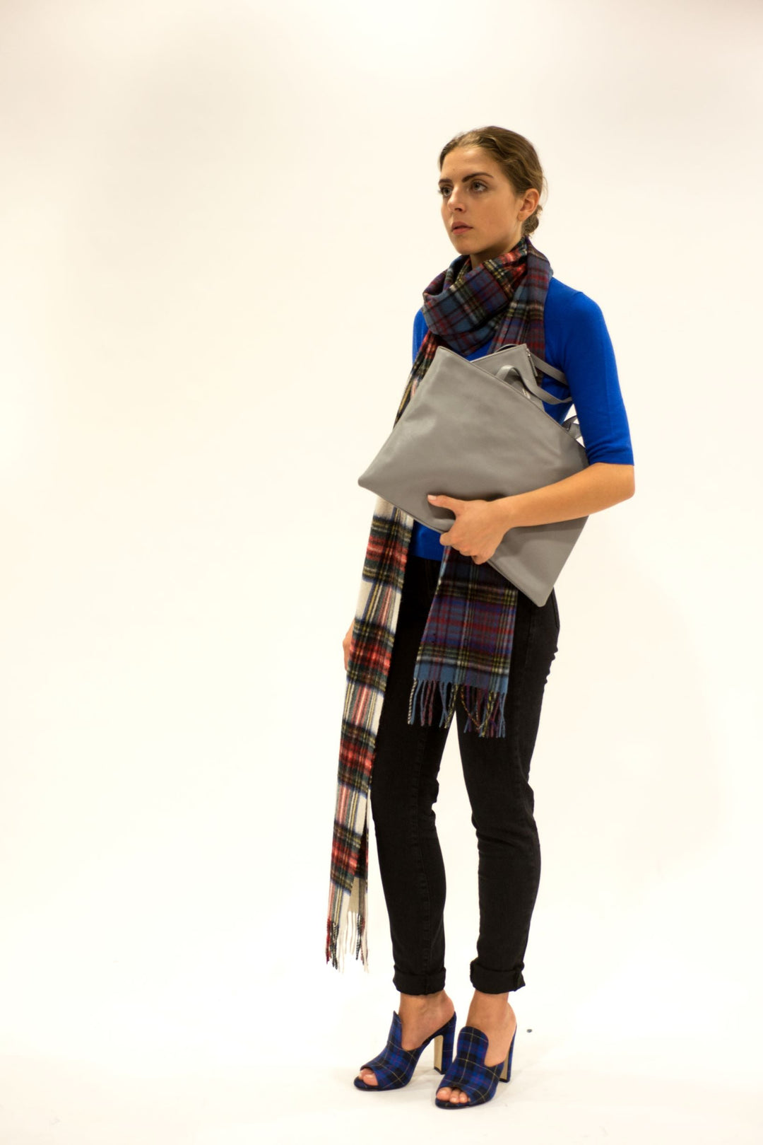 LA ROSE tote bag azzurro-7