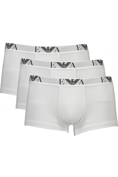 Emporio Armani White Cotton Underwear