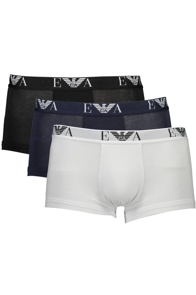 Emporio Armani Blue Cotton Underwear