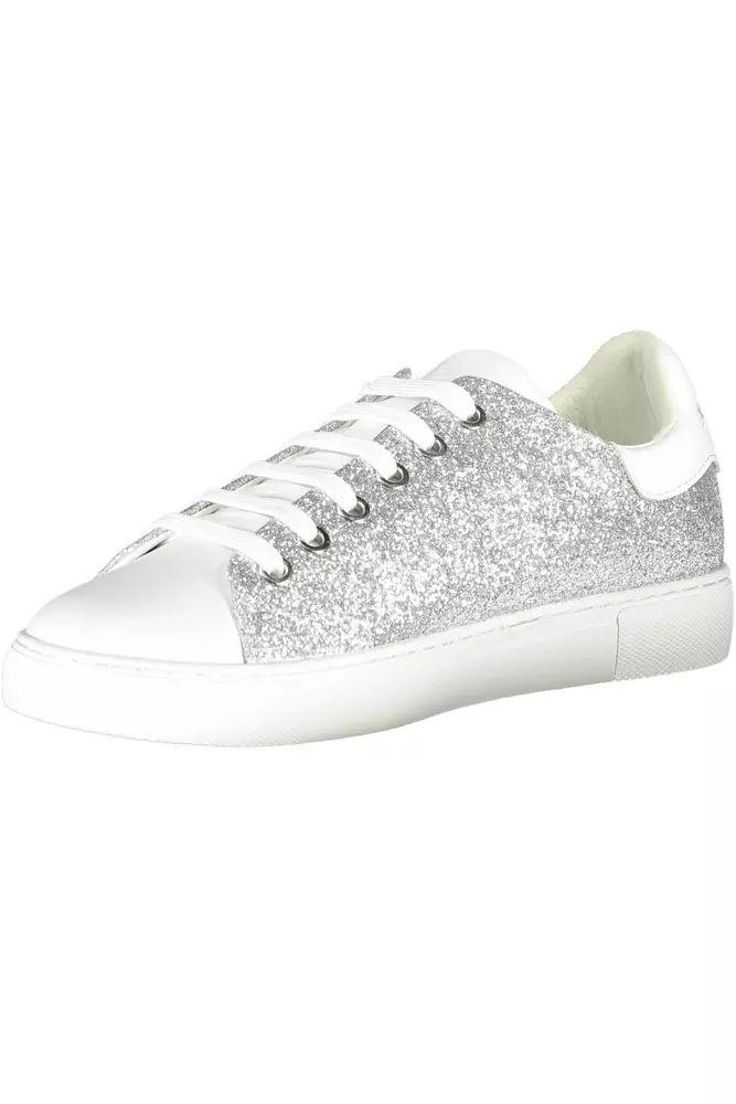 Emporio Armani Silver Polyester Sneaker