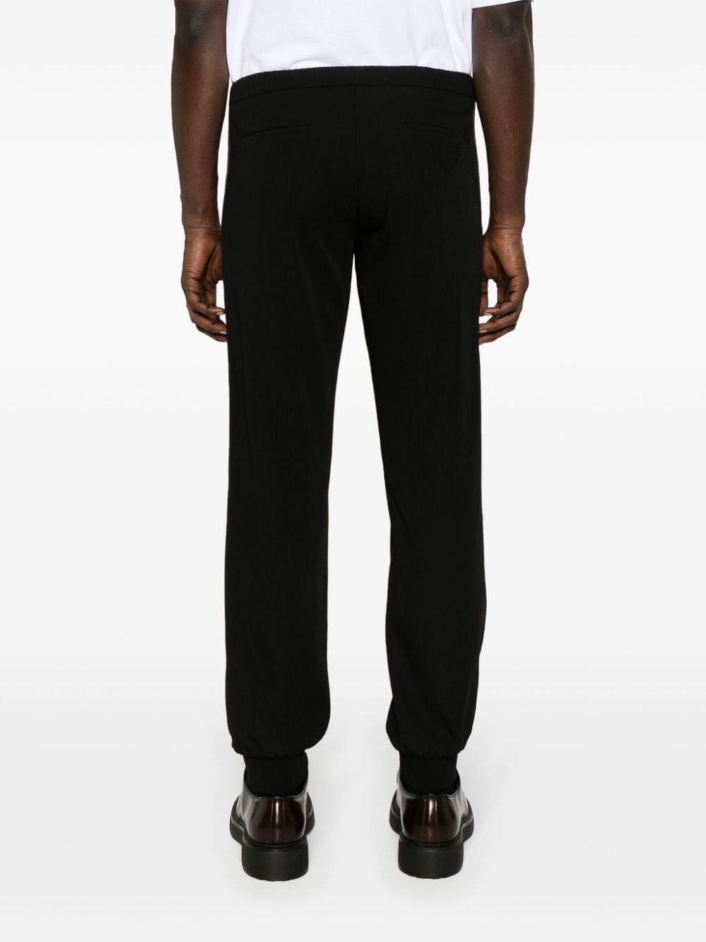 drawstring-waist tapered trousers-2