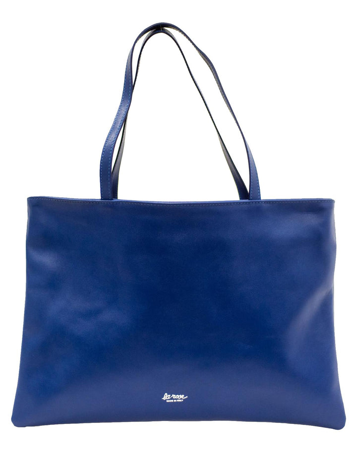 LA ROSE tote bag azzurro-1