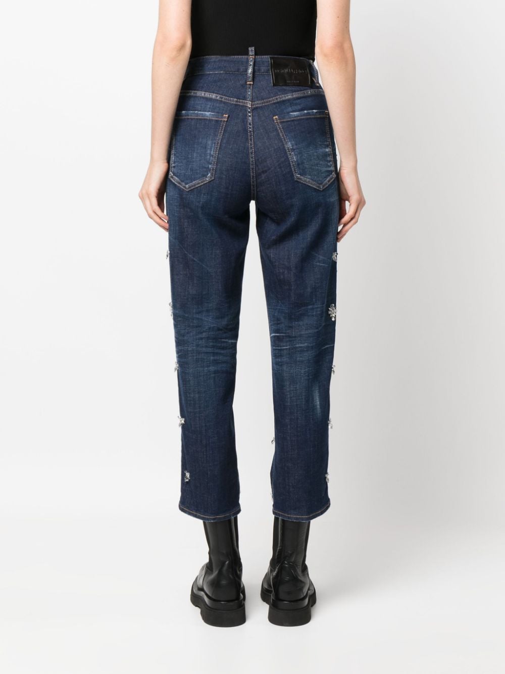 DSQUARED2 Crystal Flies high-rise jeans-2