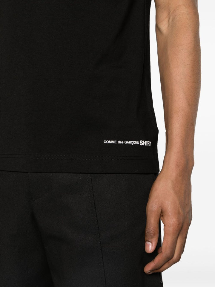 logo-printed cotton T-shirt-8