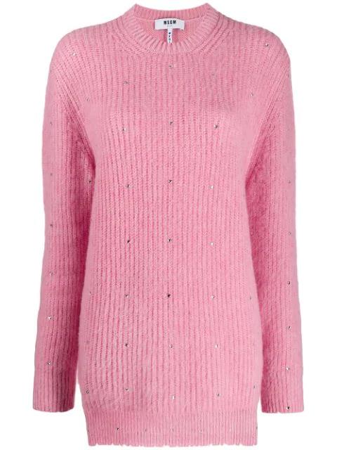 MSGM SWEATER KNIT PINK-0