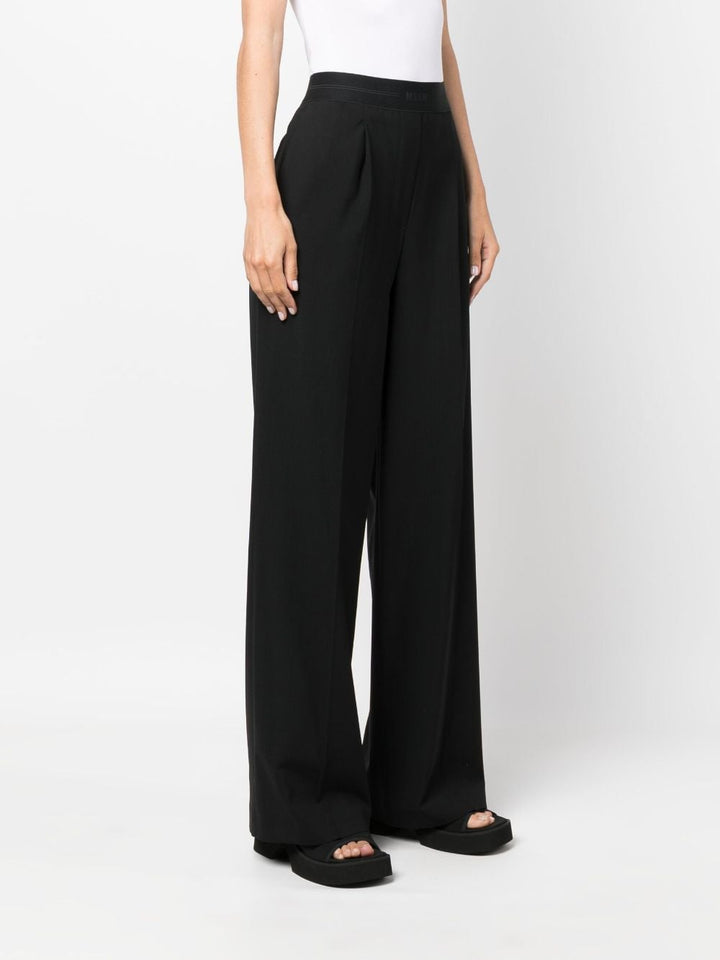MSGM wide-leg high-waist trousers-8