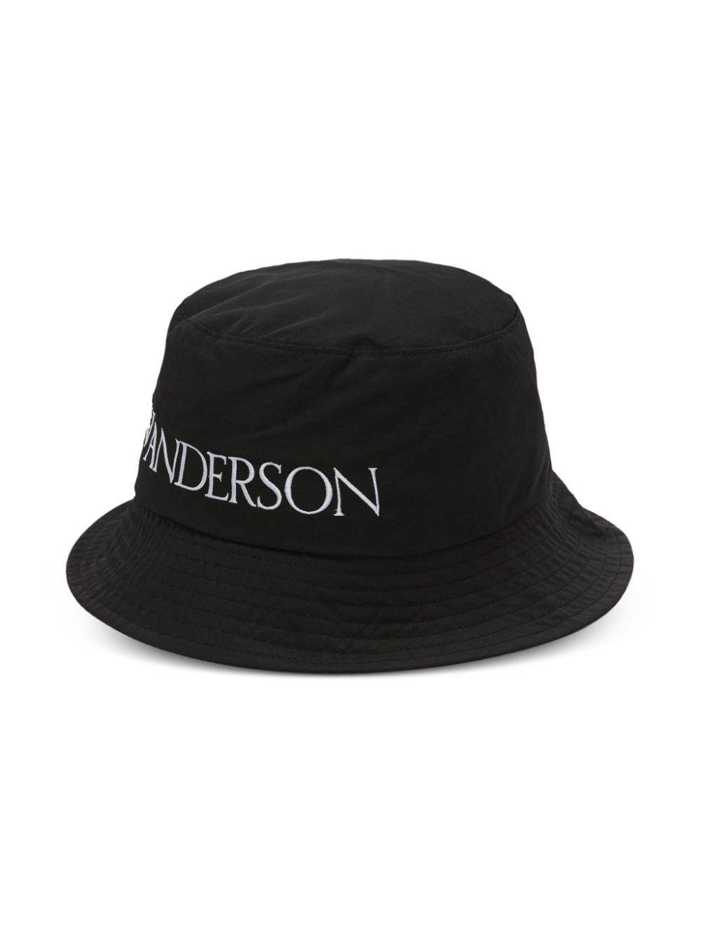 logo-embroidered tonal-stitching bucket hat-5