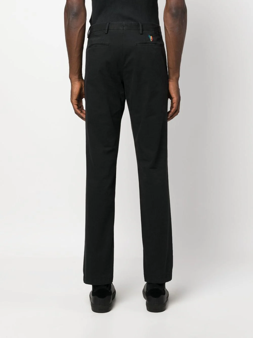 zebra-patch chino trousers-2