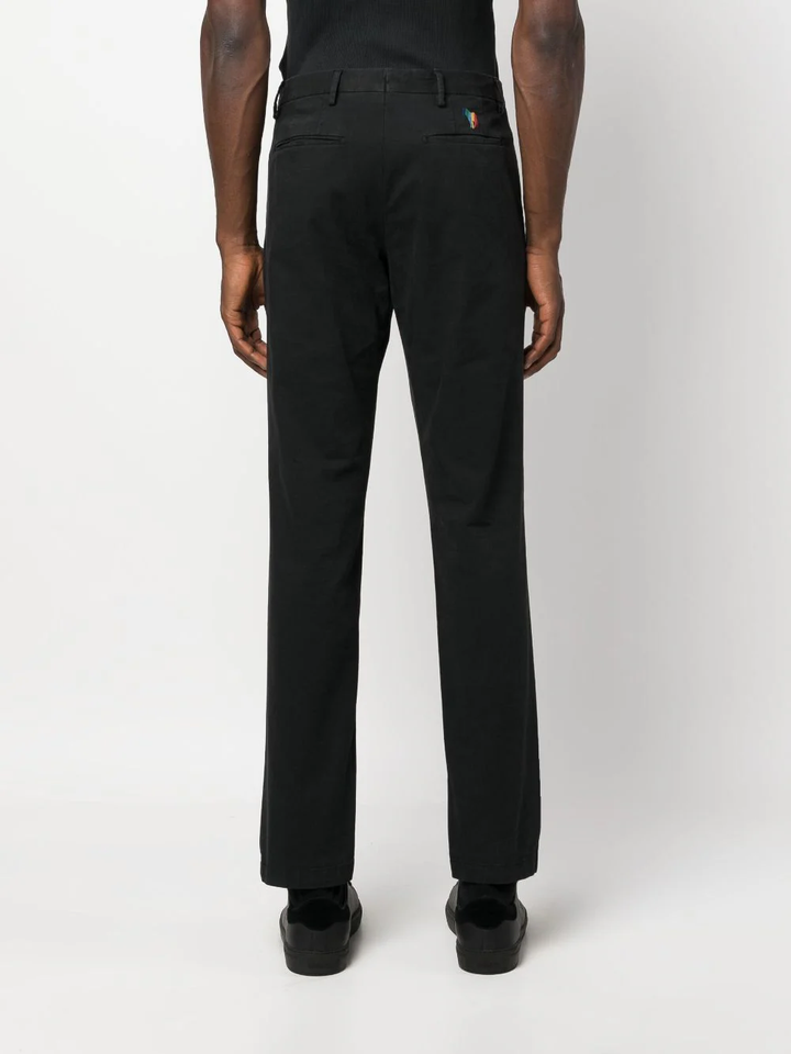 zebra-patch chino trousers-2