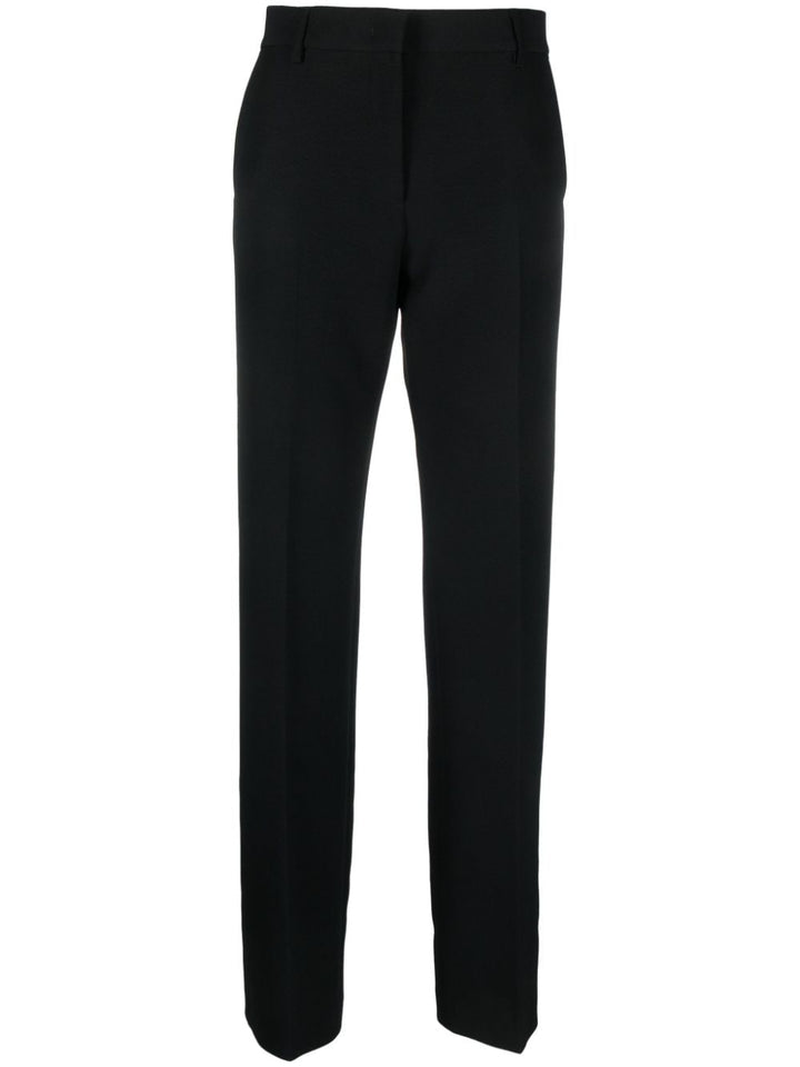 tailored straight-leg trousers-0