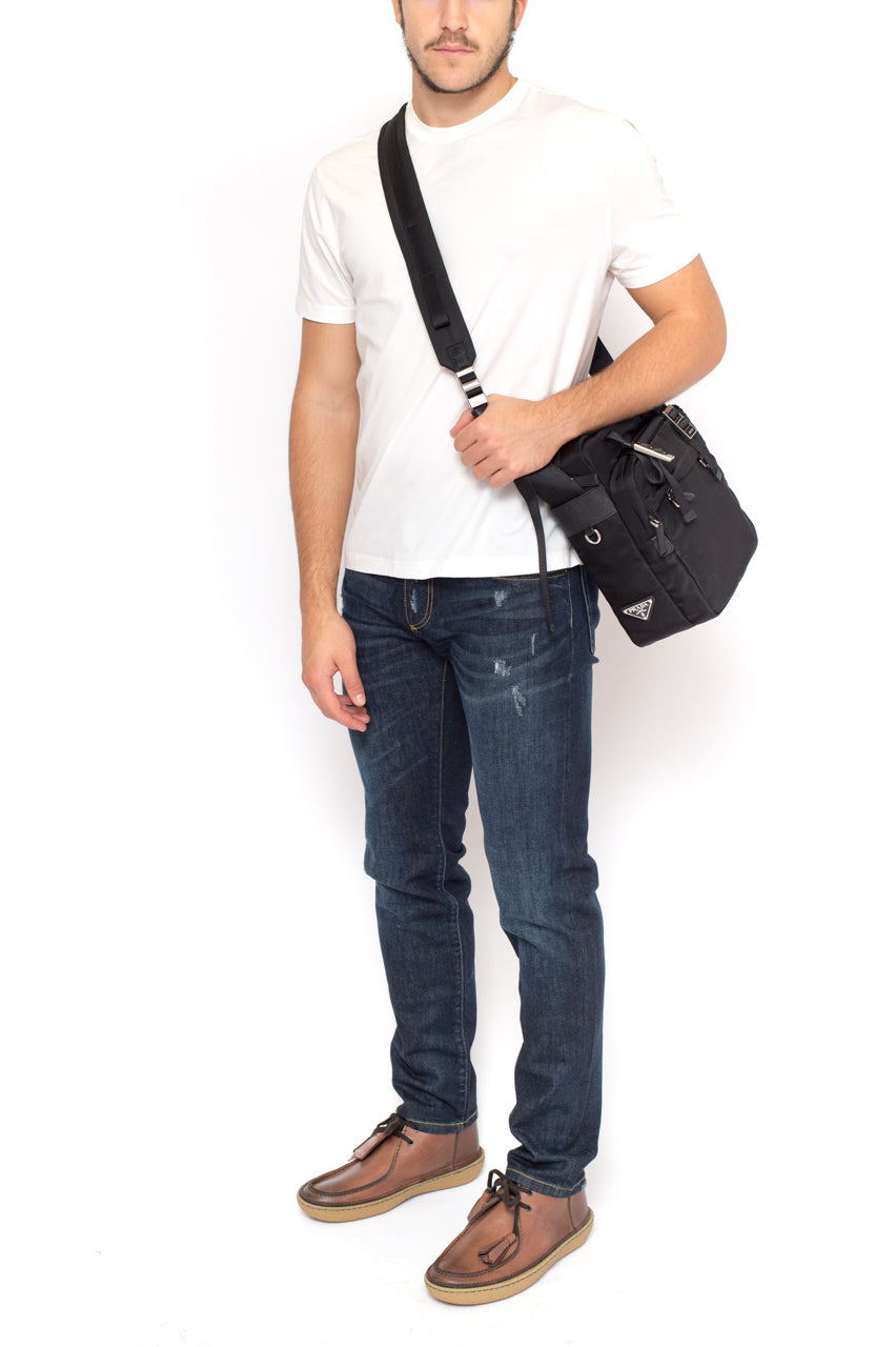 PRADA t-shirt round neck white-2