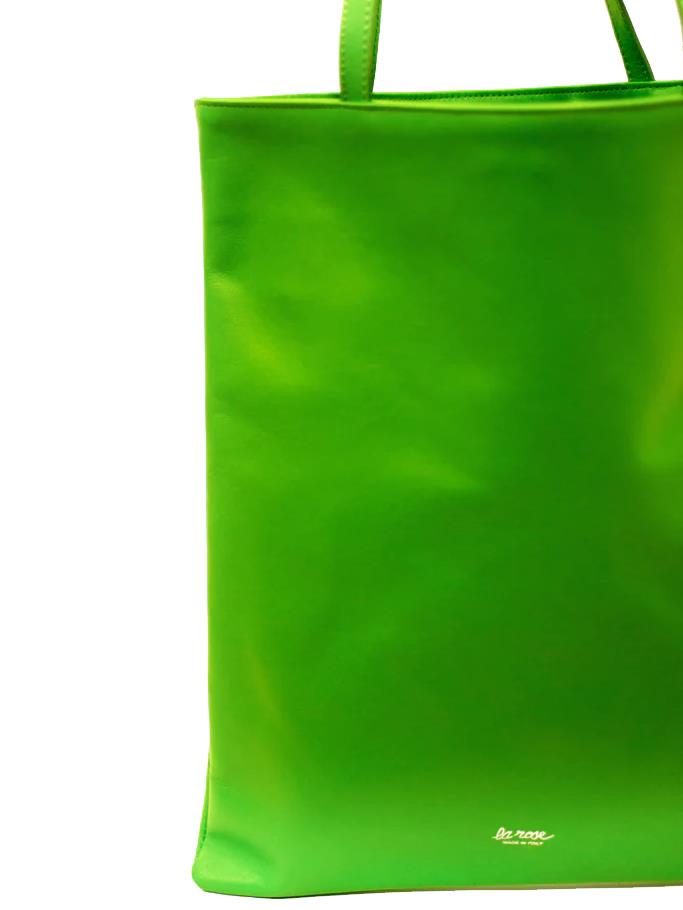 LA ROSE leather tote bag ivory-10