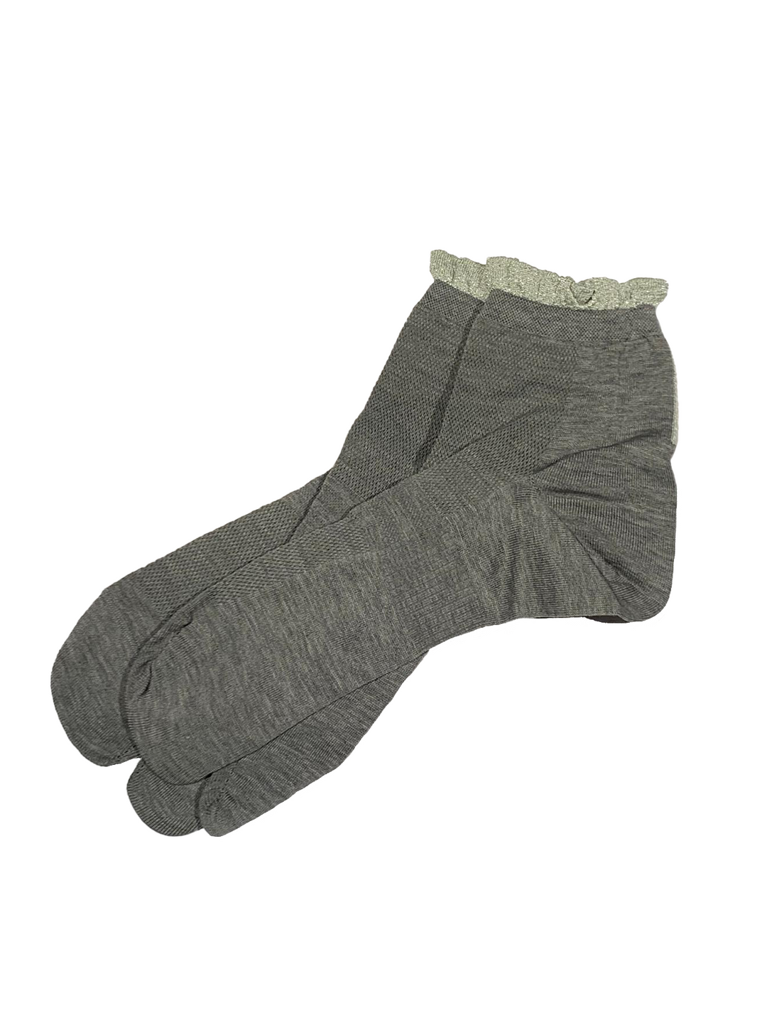 lurex and cotton tabi socks-1