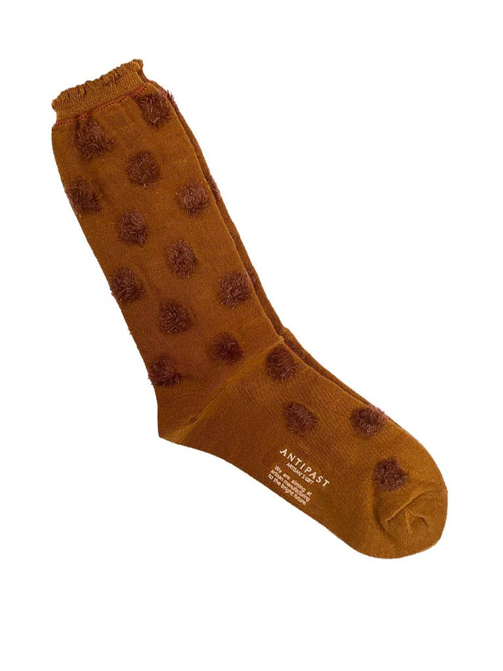 ANTIPAST knitted socks pom pom-1