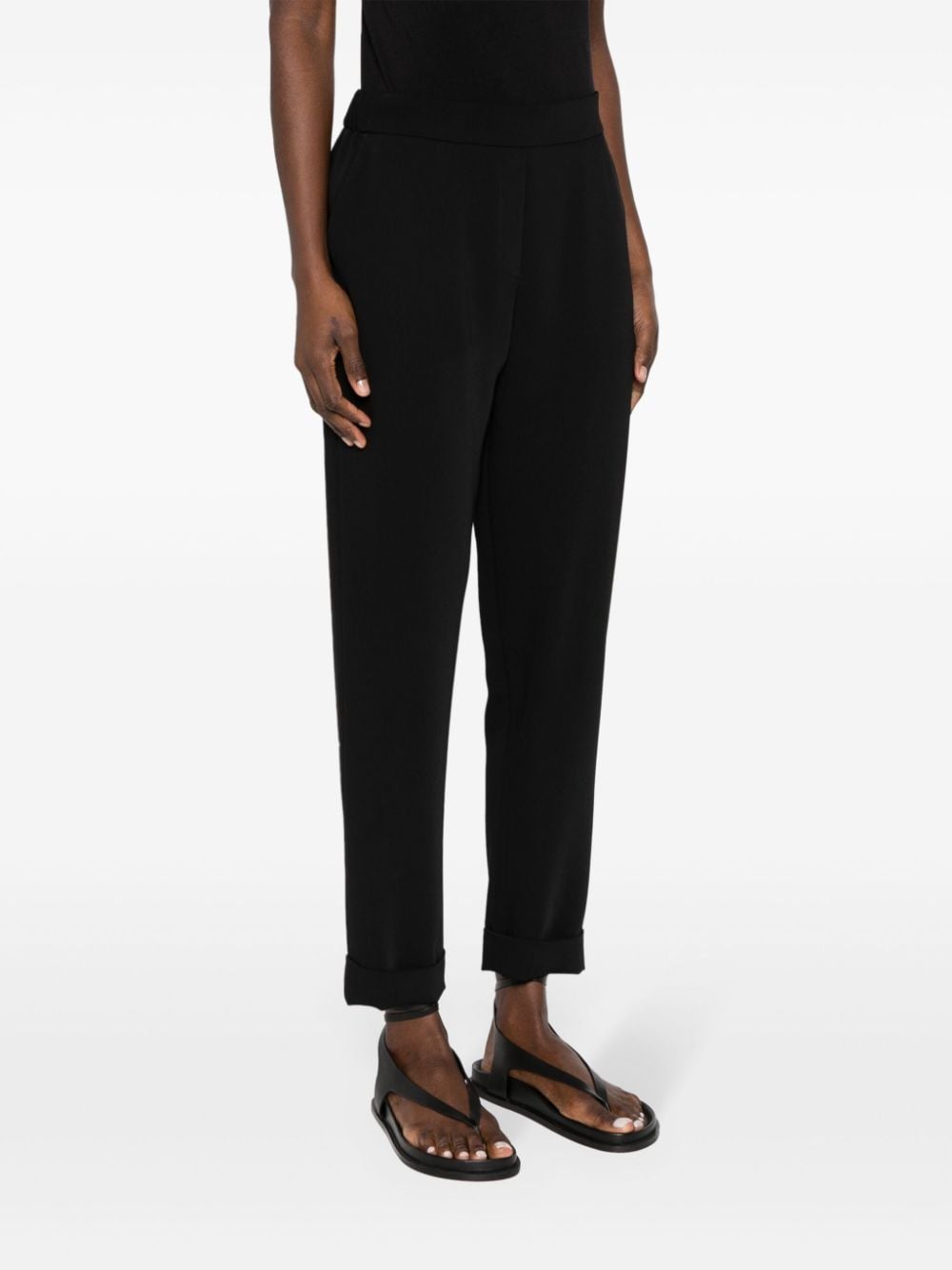 mid-rise tapered-leg trousers-8