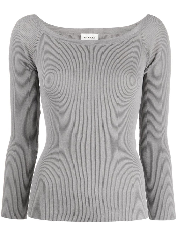 fine-ribbed jumper-2