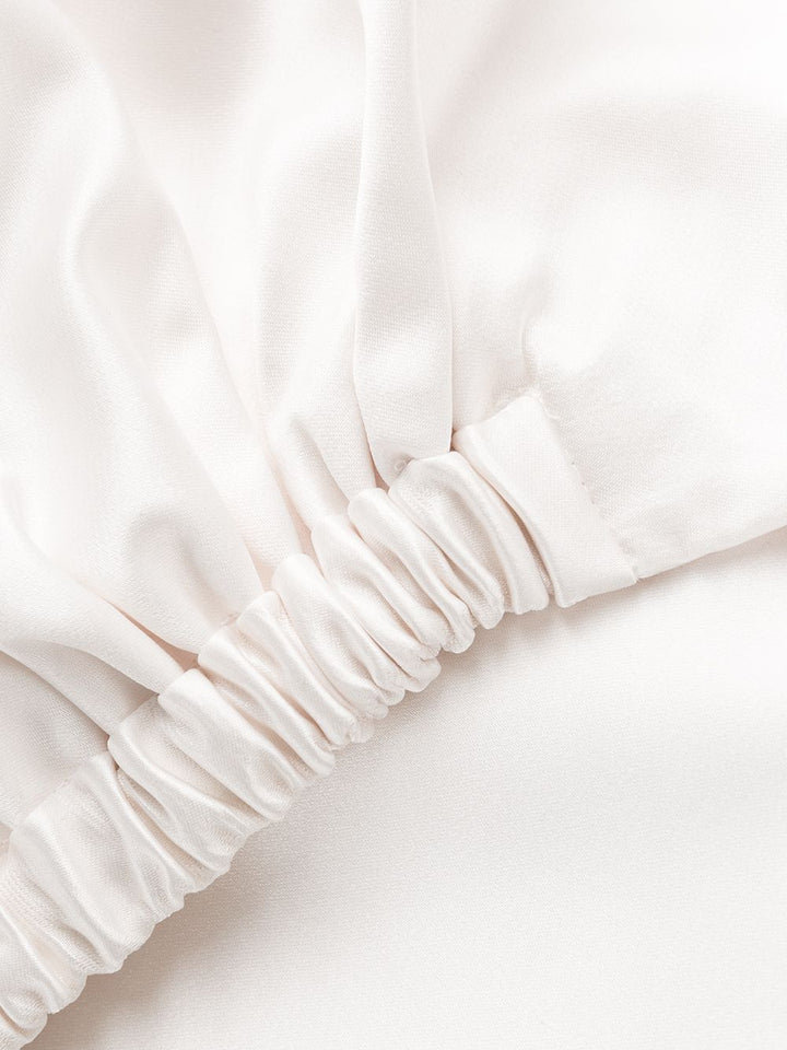 PRADA blouson raso white-5