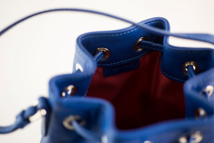 LA ROSE leather satchel bag black-18