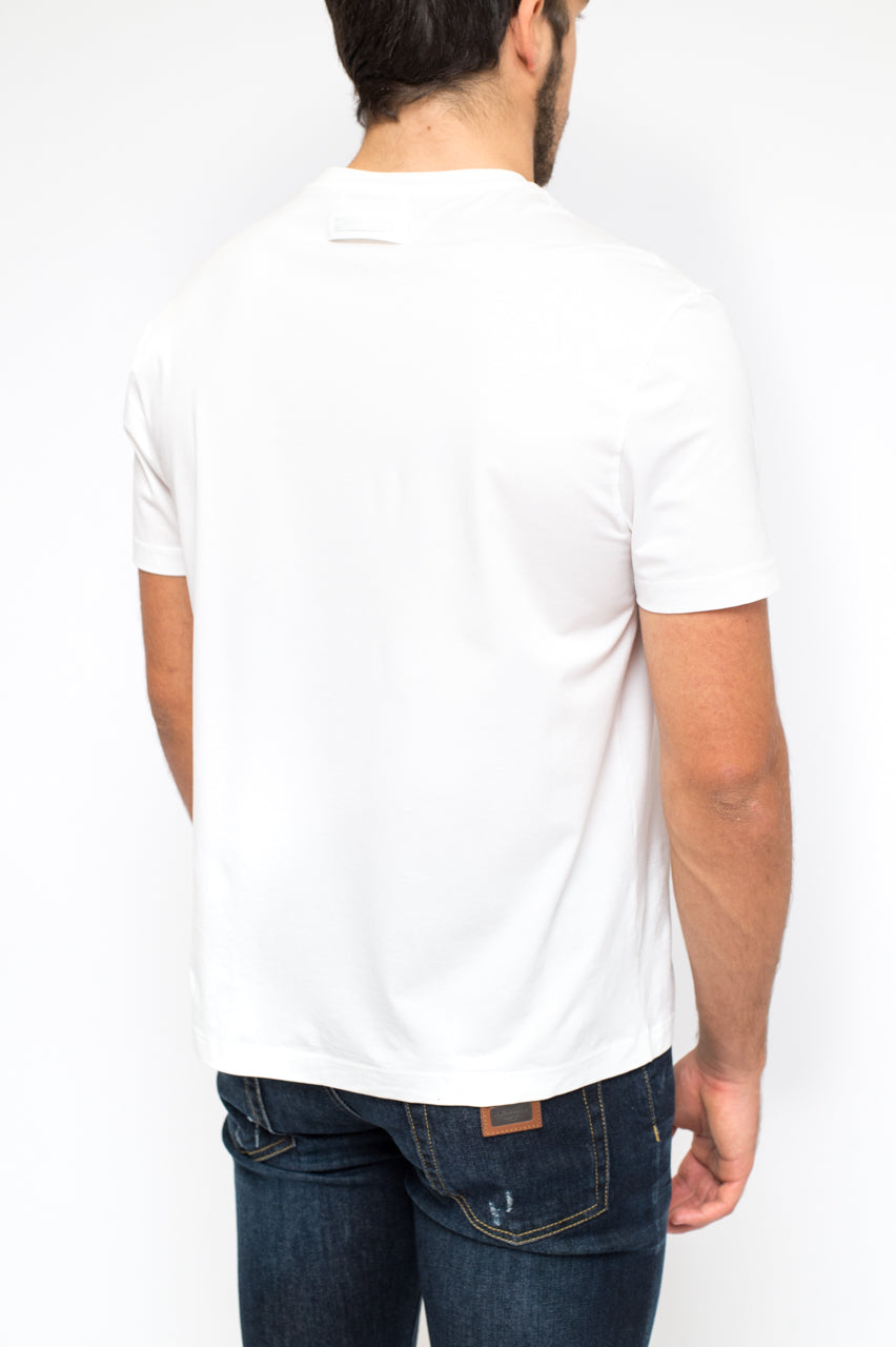 PRADA t-shirt round neck white-4
