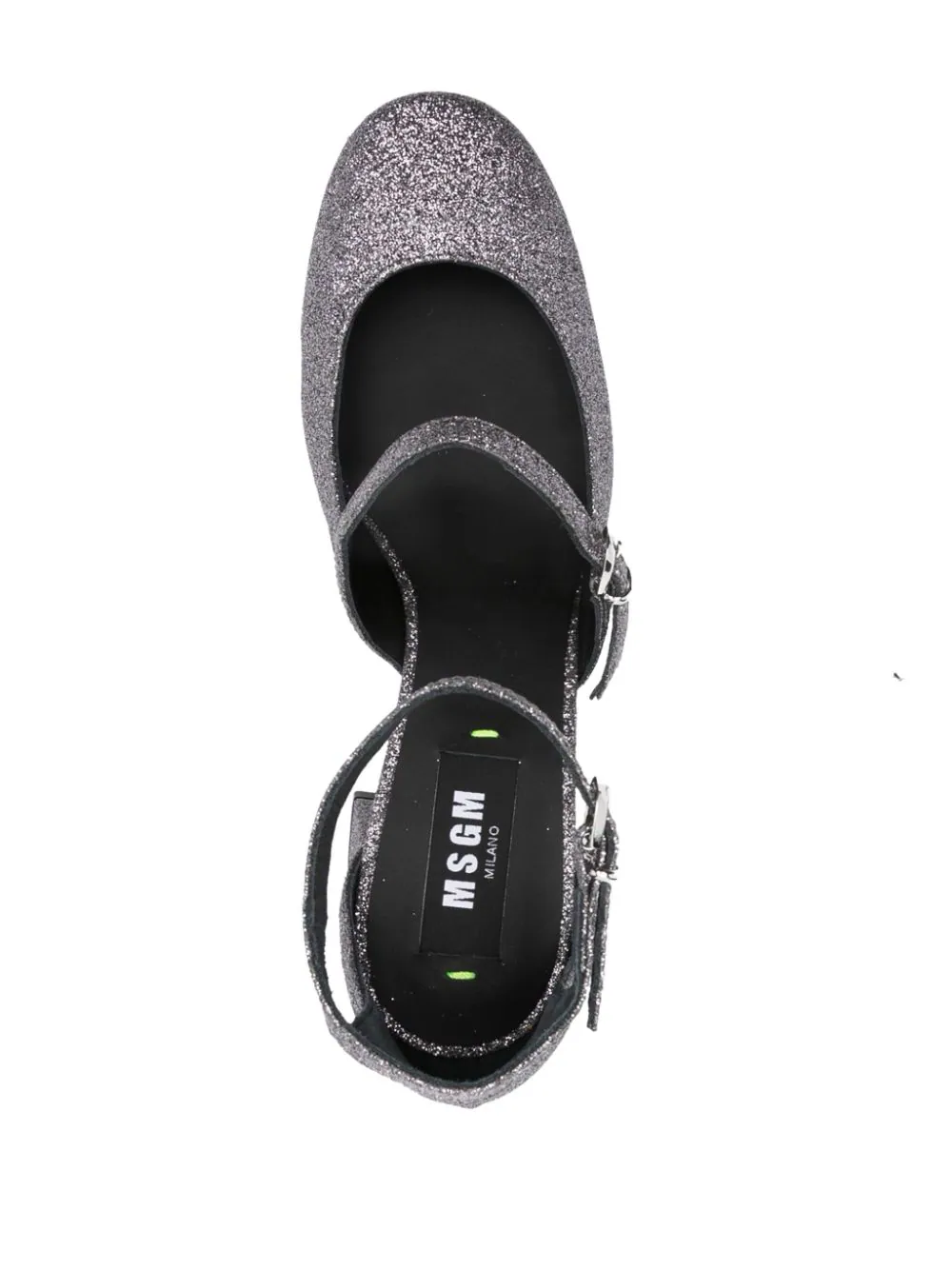 logo-charm 90mm glitter pumps-3