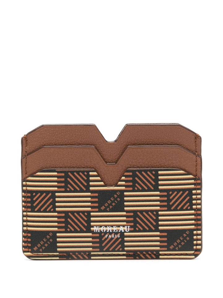 logo-stamp leather card holder-1