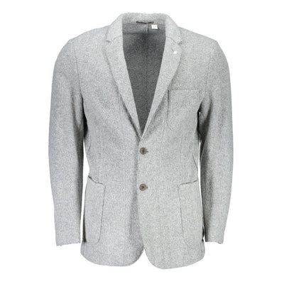 Gant Elegant Long-Sleeved Wool Blend Jacket