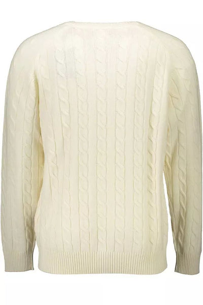 Gant White Wool Sweater