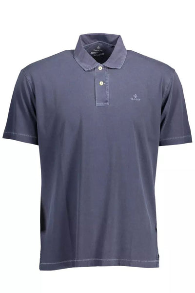 Gant Blue Cotton Polo Shirt