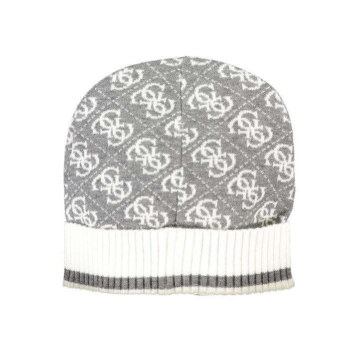 Guess Jeans Gray Polyester Hats & Cap
