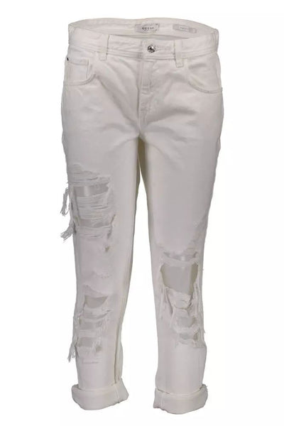 Guess Jeans White Cotton Jeans & Pant