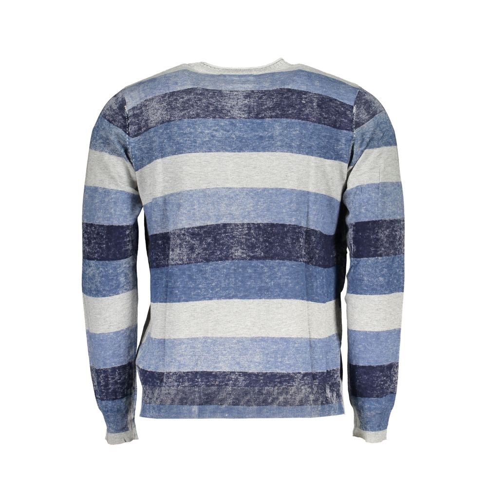 Guess Jeans Nautical Striped Crew Neck Sweater