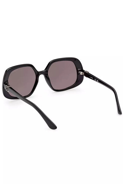 Guess Jeans Chic Black Square Frame Sunglasses