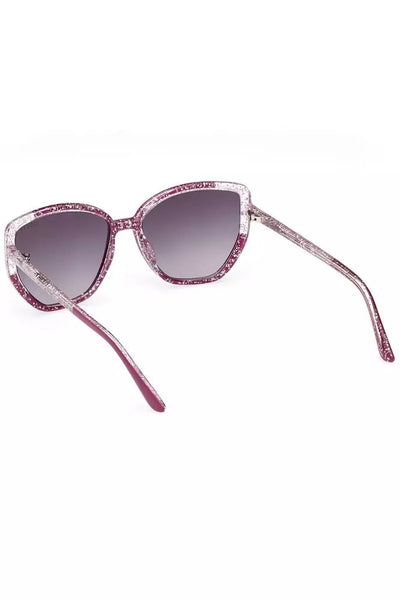 Guess Jeans Chic Purple Square Frame Sunglasses