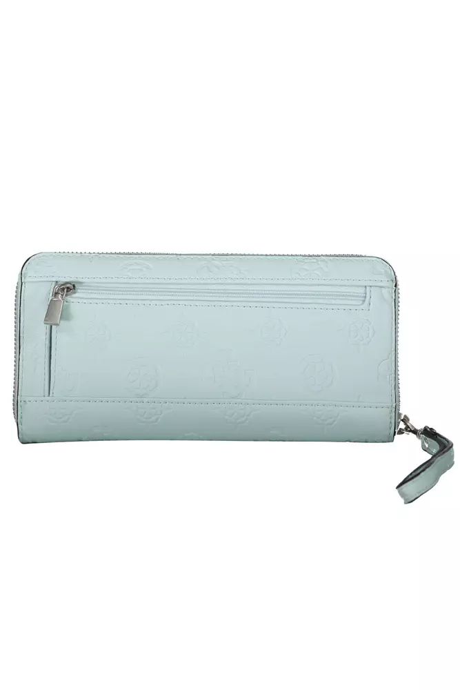 Guess Jeans Chic Light Blue Multi-Compartment Wallet