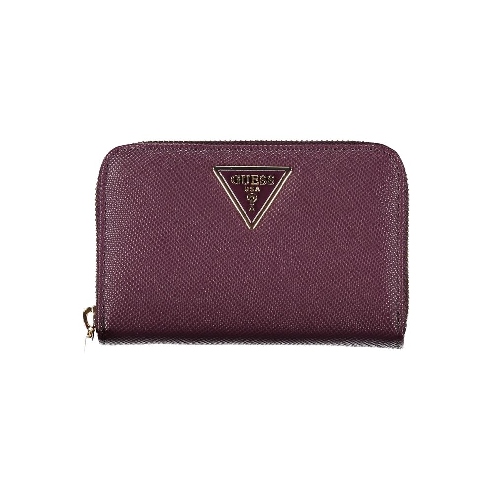 Guess Jeans Elegant Purple Wallet for Stylish Essentials
