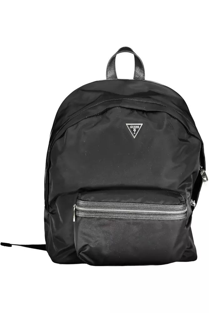 Guess Jeans Black Polyamide Backpack