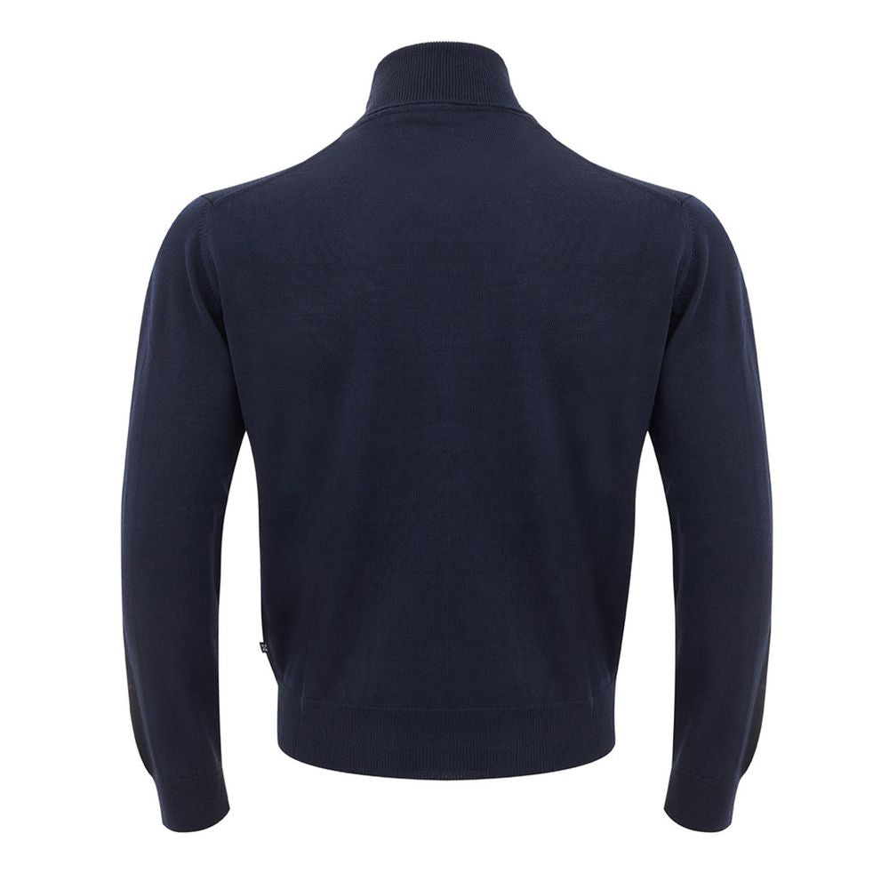 Ferrante Elegant Blue Wool Sweater for Men