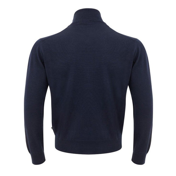 Ferrante Elegant Blue Wool Sweater for Men