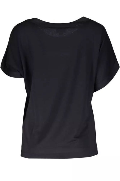 Just Cavalli Black Polyester Tops & T-Shirt