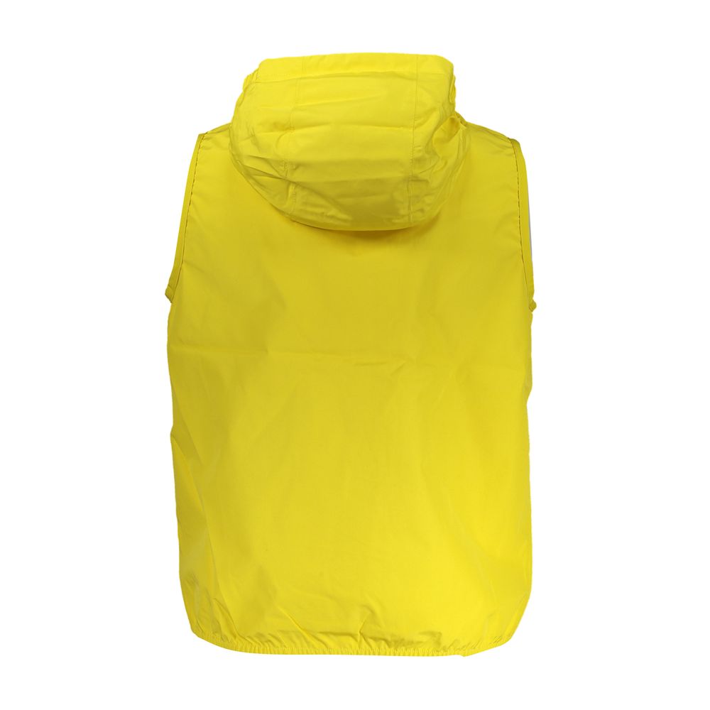K-Way Sleek Sleeveless Yellow Designer Jacket