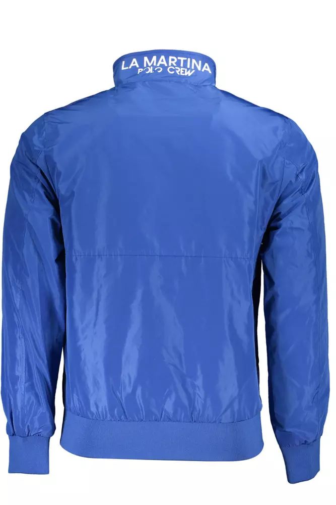 La Martina Blue Polyester Jacket