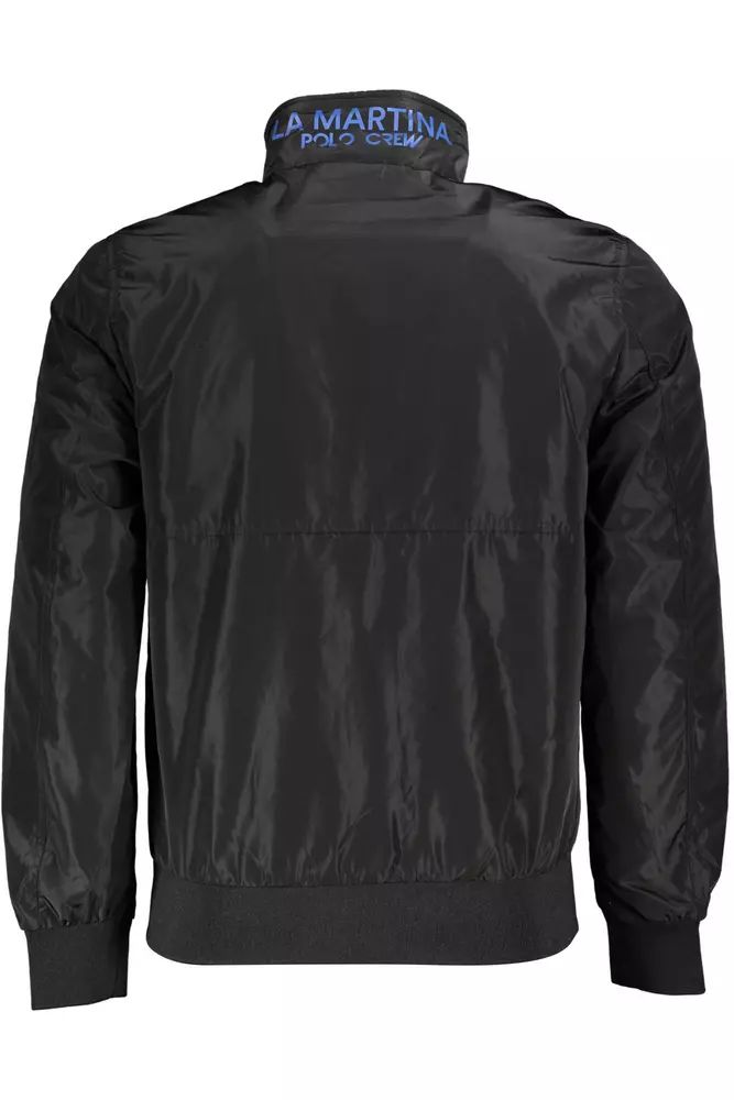 La Martina Black Polyester Jacket