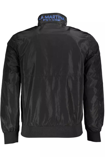 La Martina Black Polyester Jacket