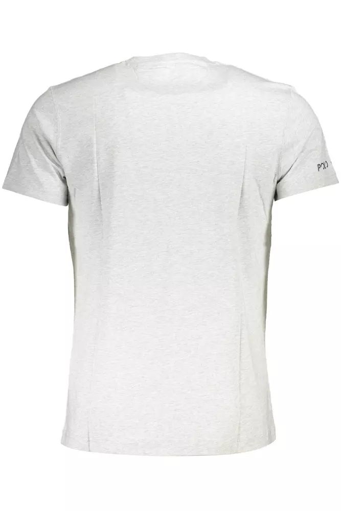 La Martina Gray Cotton T-Shirt