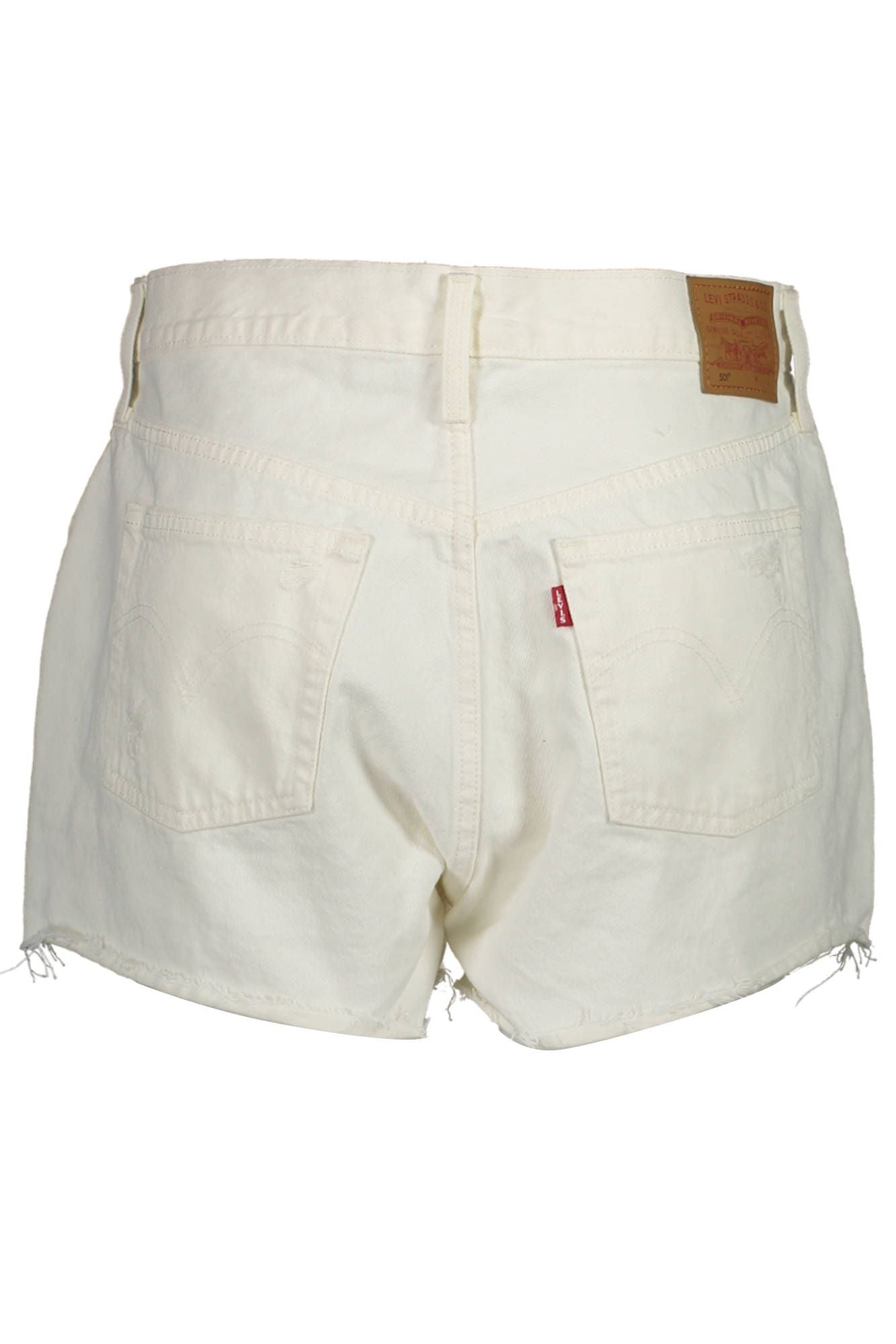 Levi'S White Cotton Jeans & Pant