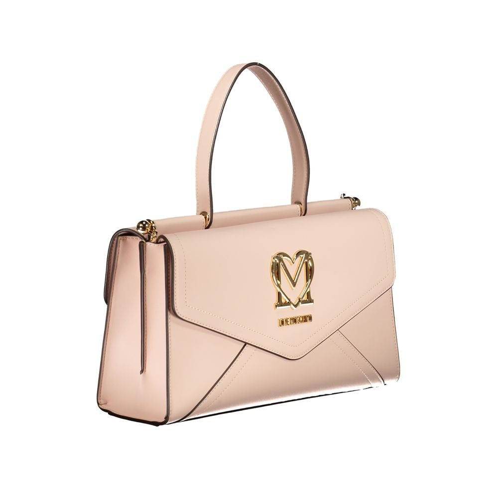 Love Moschino Pink Polyethylene Handbag